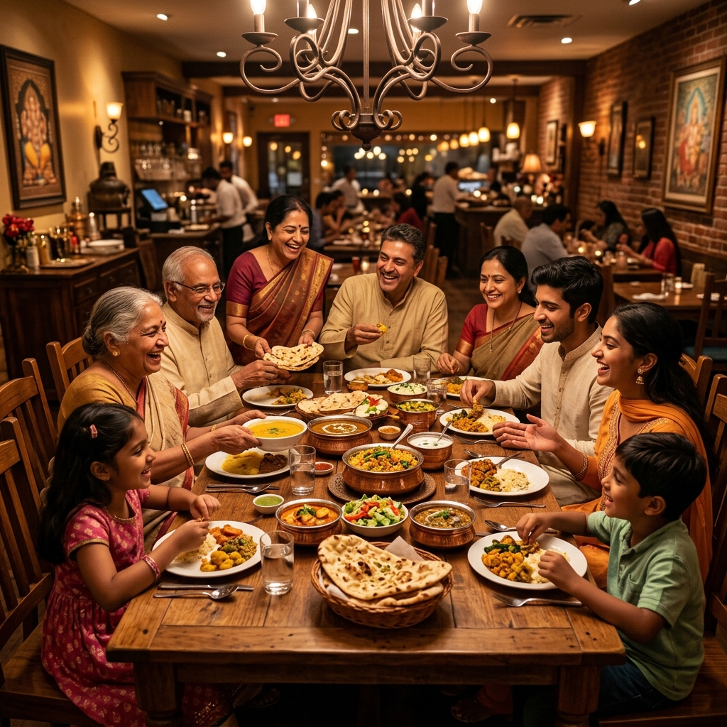 Family Dining at Swad Anusar